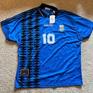 Brand New Adidas Argentina 1994 Away Jersey mens Size 2XL New with Tags IS0266